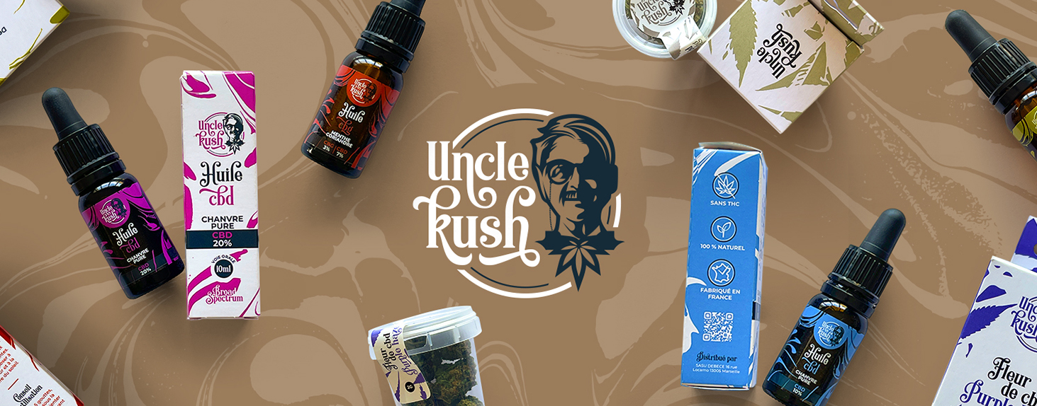 Uncle Kush CBD : création de marque, identité visuelle & mise en contexte